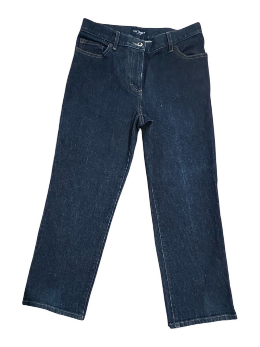 Ann Taylor Dark Indigo Straight-Leg Women’s Jeans